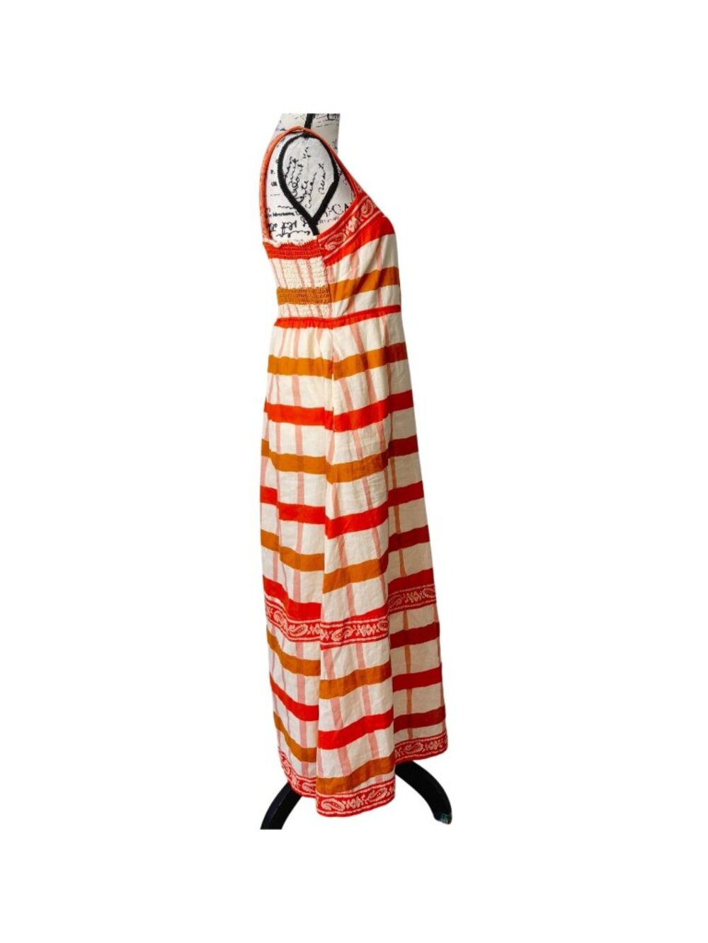 Spartina 449 Womens Size S Cleona Midi Dress Richmond Hill Plaid Sleeveless - Picture 2 of 8